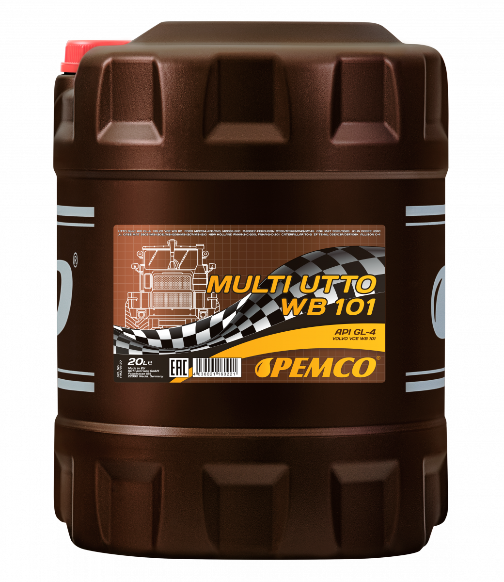 PEMCO Multi UTTO WB 101 Олива для трансмісій і гідросистем тракторів, 20 л