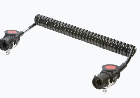 Кабель спіральний, електричний ABS/EBS/ADR,15-контактний -2x7P,4,5 м, 24V (ISO 7638-1), ERICH JAEGER