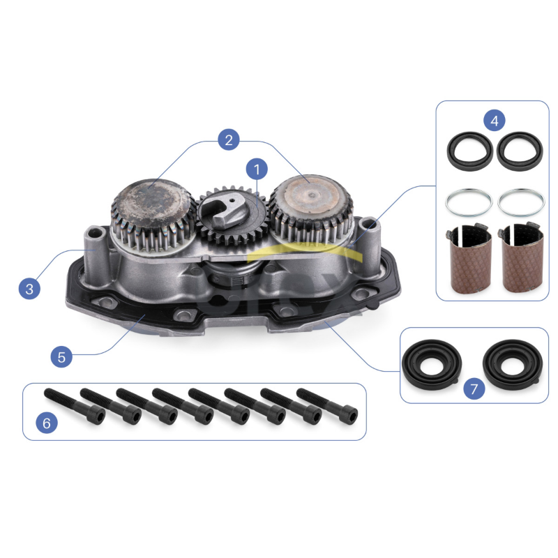 Повний механізм регулювання гальм MERITOR, KRONE, OREX