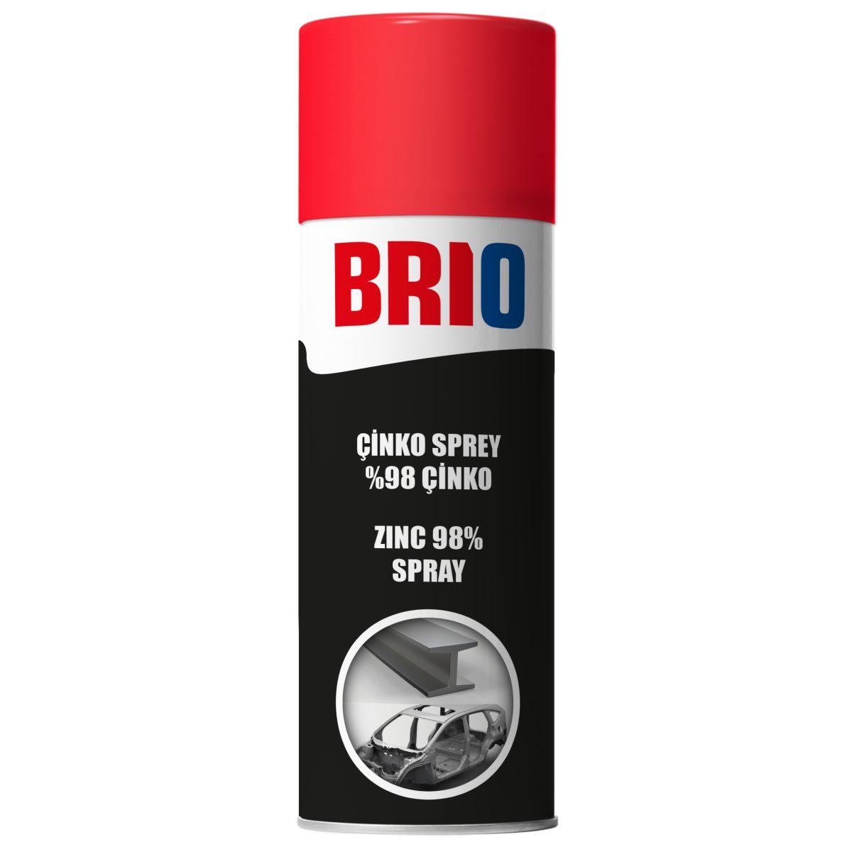 Цинковий спрей PRO, 98% цинку, 400 мл, BRIO EUROPE