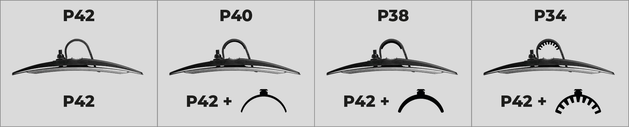 Кронштейн кріплення крила P42 Ø42 мм для вантажівок та напівпричепів Parlok