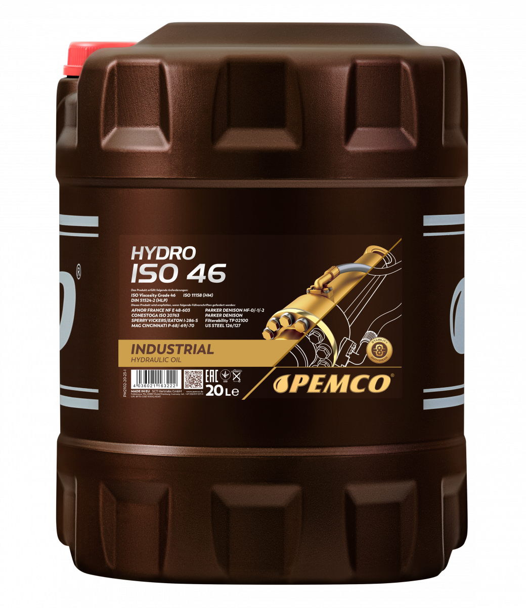 PEMCO Hydro ISO 46 Longlife Гідравлічна олива, 20 л