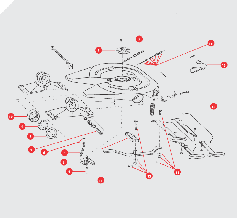 Ремкомплект замка (locking kit) JOST, RENAULT TRUCKS, SCANIA, ONYARBI