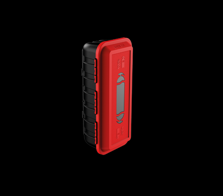 Ящик для вогнегасника BAWER FIRECAB E08, 6 кг, 293×620×213 мм, для вантажівок і причепів